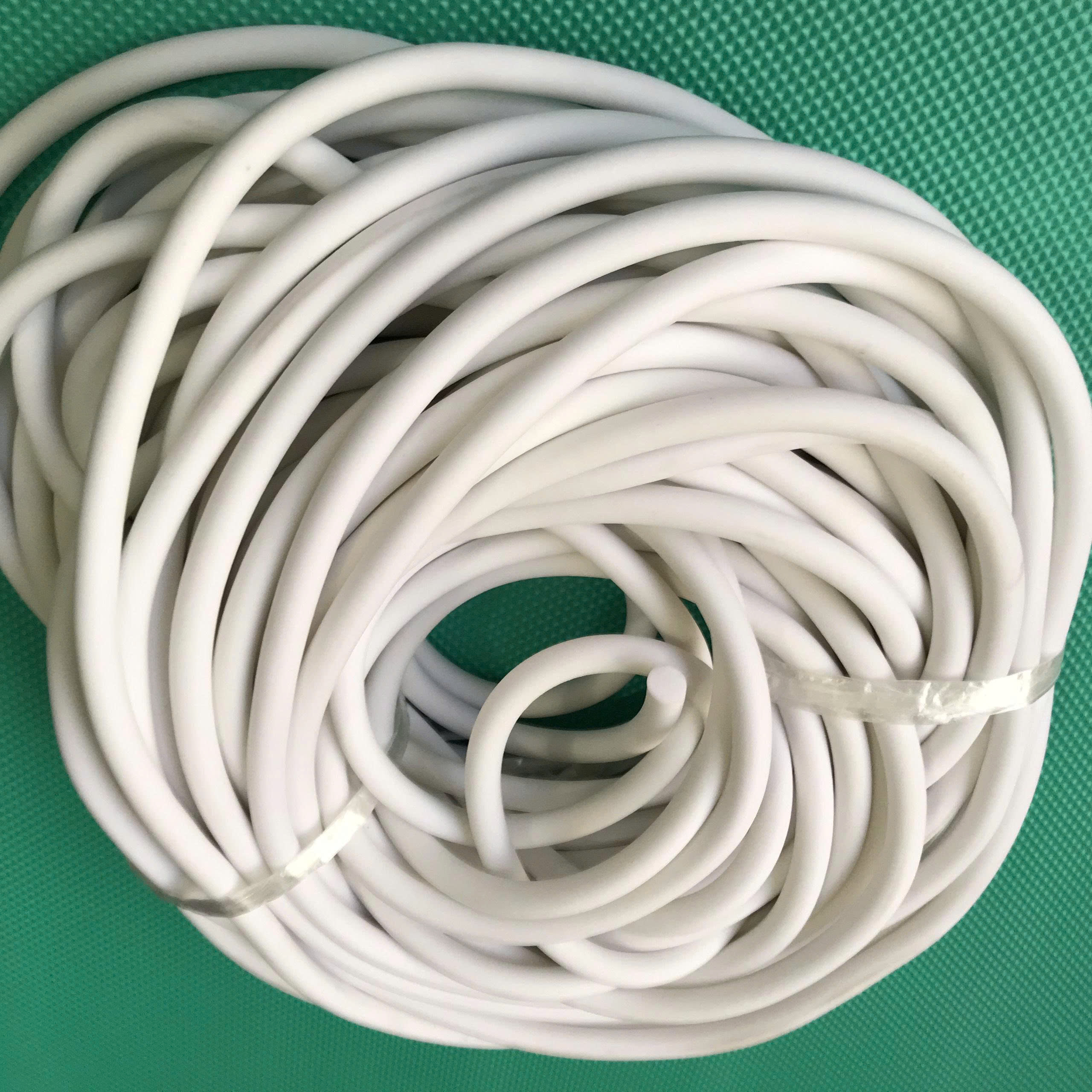 Dây Silicon Xốp Tròn Đặc Trắng video